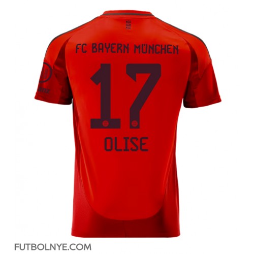 Camiseta Bayern Munich Michael Olise #17 Primera Equipación 2024-25 manga corta